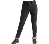 Pando Moto Kissaki Arm 01 Ladies Motorcycle Motorbike Riding Denim Jeans Black