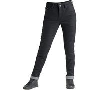 Pando Moto Kissaki Arm 01 Ladies Motorcycle Motorbike Riding Denim Jeans Black
