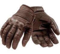 Pando Moto Onyx Black perforated Motorcycle Gloves, brown, size S for Men