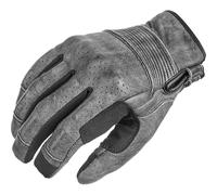 Pando Moto Onyx Leather Gloves Grey S unisex