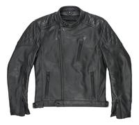 Pando Moto Twin Motorcycle Leather Jacket, black, size L