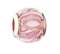PANDOCCI 2017 Autumn Rose Gold Shinning Intertwining Radiant Beads Authentic 925 Sterling Silver DIY Fits for Original Pandora Bracelets Charm Jewelry