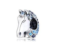 PANDOCCI 2019 Winter Nokk Horse Bead 925 Silver DIY Fits for Original Pandora Bracelets Charm Fashion Jewelry