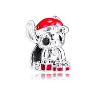 PANDOCCI 2019 Winter Stitch Christmas Charm Bead 925 Silver DIY Fits for Original Pandora Bracelets Charm Fashion Jewelry