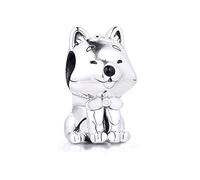 PANDOCCI 2020 Summer Japanese Akita Inu Dog Bead 925 Silver DIY Fits for Original Pandora Bracelets Charm Fashion Jewelry