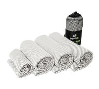 pandoo Bamboo Travel Towel, Ultralight, Extremely Absorbent, Antibacterial & Quick Drying, Better than Standard Microfibre, Sports, Travel, Trekking & Bath Towel