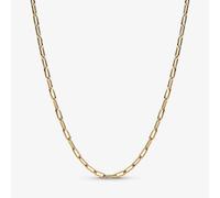 PANDORA 14ct Gold Plated Elongated Link Chain Necklace 363416C00-70