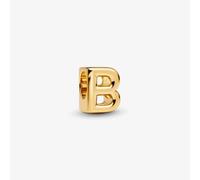 PANDORA 14ct Gold Plated Letter B Alphabet Charm 763948C00