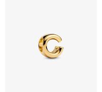 PANDORA 14ct Gold Plated Letter C Alphabet Charm 763949C00