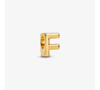 PANDORA 14ct Gold Plated Letter F Alphabet Charm 763952C00