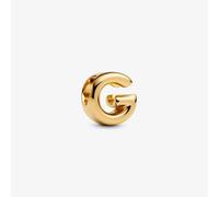 PANDORA 14ct Gold Plated Letter G Alphabet Charm 763953C00