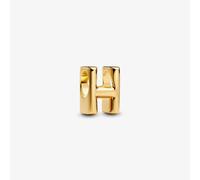 PANDORA 14ct Gold Plated Letter H Alphabet Charm 763954C00