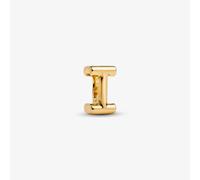 PANDORA 14ct Gold Plated Letter I Alphabet Charm 763955C00