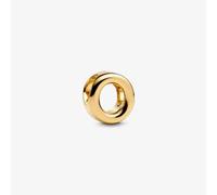 PANDORA 14ct Gold Plated Letter O Alphabet Charm 763961C00