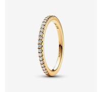 Pandora 14ct Gold Plated Sparkling Band Ring 162999C01-58