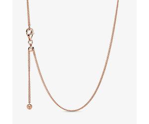 PANDORA 14ct Rose Gold Plated Curb Chain 388283-60