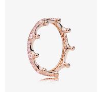 PANDORA 14ct Rose Gold Plated Enchanted Tiara Ring 187087NPO-60