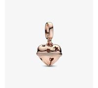 PANDORA 14ct Rose Gold Plated Festive Bell Dangle Charm 782376C00