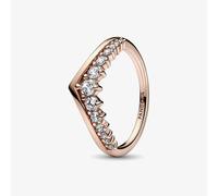 PANDORA 14ct Rose Gold Plated Timeless Wish Ring 182320C01-58