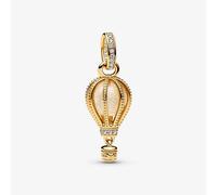 PANDORA 14ct Yellow Gold Cubic Zirconia Hot Air Balloon Charm 769434C01