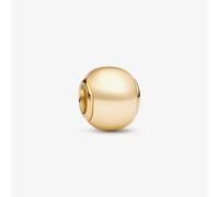 PANDORA 14ct Yellow Gold Plated Synthetic Golden Pearl Golden Charm 763781C01