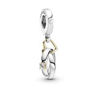 Pandora 14k Gold Two-tone Wedding Rings Dangle Charm 799319C01