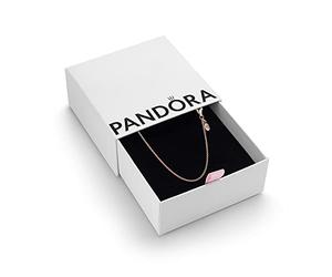PANDORA 14k Rose Gold-Plated Classic Cable Chain, 90cm, Gift Box