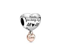 PANDORA 14k Rose Gold-Plated Thanks for Being my Mum