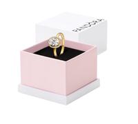 PANDORA 163802C01 Women's Ring Oval Sparkling Halo Gold