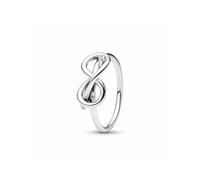PANDORA 193759C01 Women's Ring Silver Infinity Knot, TU, Sterling Silver, Cubic Zirconia