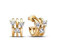 Pandora Earrings For Women 263656C01, One size, other metal, Cubic Zirconia