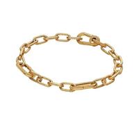 Pandora Gold Small-Link Textured Chain Bracelet - 16cm
