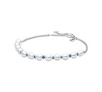 PANDORA 591689C01 Women's Bracelet with Freshwater Pearls, M, Sterling Silver, Pearl
