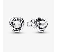 PANDORA April Birthstone Eternity Circle Stud Earrings 292335C01