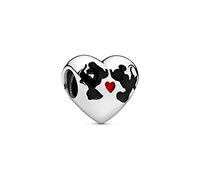 Pandora Bead 791443ENMX Silver Woman Disney Mickey & Minnie