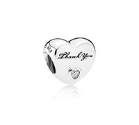Pandora Bead 792096CZ Woman Thank You Silver