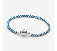 PANDORA Blue Cord Snake Chain Bracelet 593816C01-18