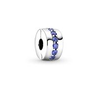 Pandora Blue Sparkle Clip Charm 791972C01