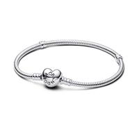 Pandora Bracelets Moments Snake Chain Bracelet with Heart Closure 59071916