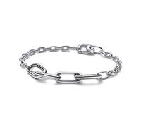PANDORA ME Slim Link Chain Bracelet In Sterling Silver For Medallion Charms, Size 17.5, No Box