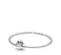 Pandora Bracelets Pandora Moments Rigid Bracelet with Disney Stitch Bite Clasp 591683C01