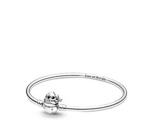 Pandora Bracelets Pandora Moments Rigid Bracelet with Disney Stitch Bite Clasp 591683C01