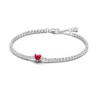Pandora Bracelets Red Shiny Heart Tennis Bracelet 590041C02