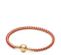 Pandora Bracelets Snake Chain Bracelet Red Cord 563816C01