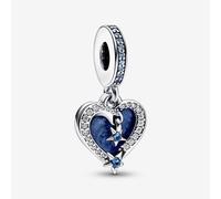 PANDORA Celestial Shooting Star Heart Dangle Charm 792356C01