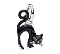 Pandora Charm Pendant Black Cat 794769C01 Sterling Silver Enamel 925