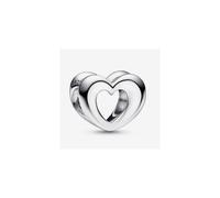 PANDORA Charm Radiant Open Heart Sterling Silver 792492C00