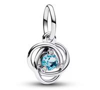 Pandora Charms Aquamarine Blue Eternity Circle Pendant Charm 793125C03