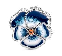 Pandora Charms Blue Pansy Flower Charm 790777C02