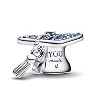 Pandora Charms Bright Blue Pendant Charm for Graduation Cap 2026